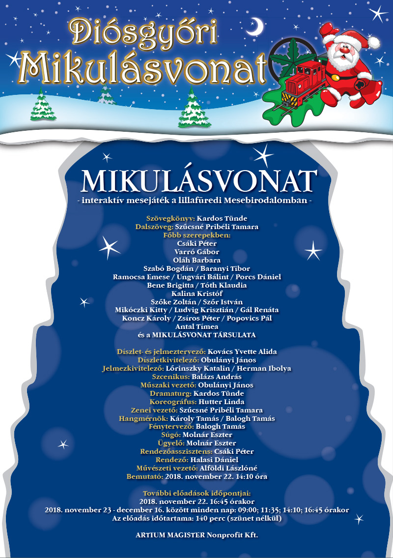 Diósgyőri Mikulásvonat - 2018
